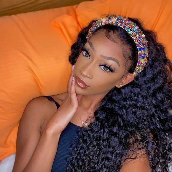 Rhinestone Headband colorful🌈🌈 - Picture 3 of 5